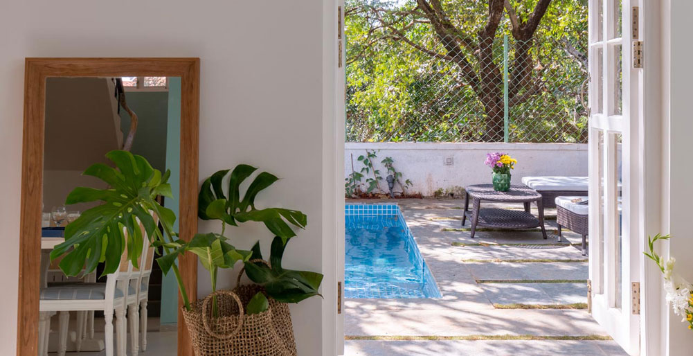 Colina - Villa D - Door towards the pool